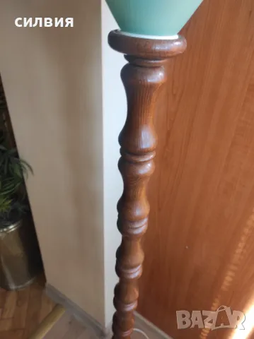 дървен лампион, снимка 2 - Лампиони - 47834154