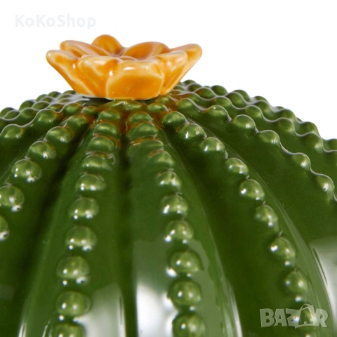Керамична кутия Кактус - дизайнерска декорация, снимка 3 - Декорация за дома - 53658380
