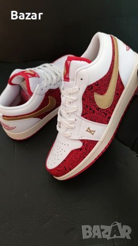 Nike Air Jordan 1 Low Spades Нови Мъжки Обувки Маратонки Размер 44 Номер Shoes, снимка 8 - Маратонки - 40173892