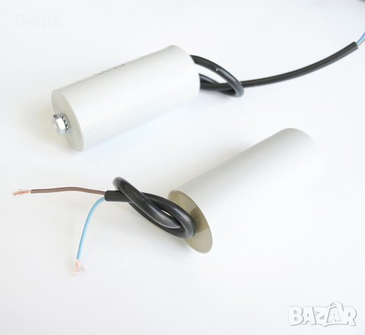 Работен кондензатор 420V/470V 18uF с кабел, снимка 1 - Друга електроника - 42560944