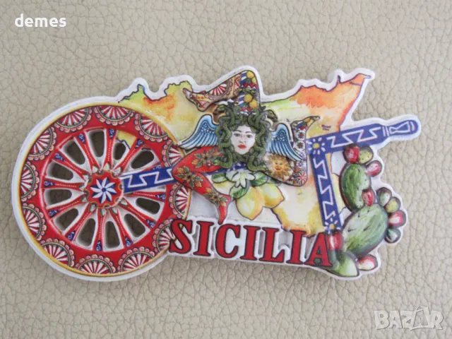 3D магнит от Сицилия, Италия, снимка 2 - Колекции - 47918880
