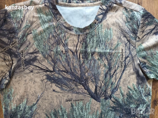 open country - мъжка ловна тениска КАТО НОВА Л, снимка 2 - Тениски - 51871579