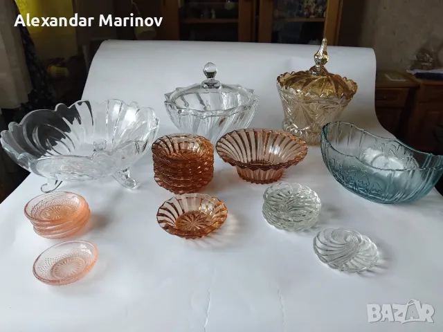 Кристални и стъклени вази и фруктиери, снимка 8 - Вази - 49542874