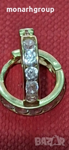 Златни обеци, снимка 2 - Обеци - 51884866