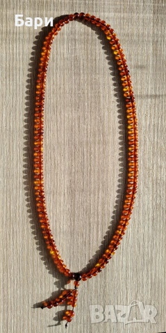 Красив гердан ,броеница от кехлибар , снимка 4 - Колиета, медальони, синджири - 53614515