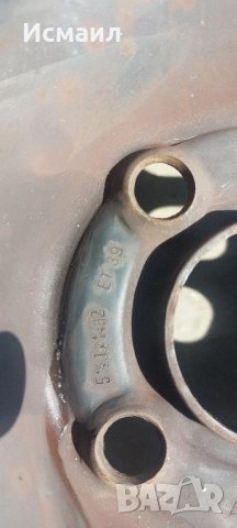 Железни джанти за Опел Корса D 14ц, снимка 2 - Гуми и джанти - 51577546