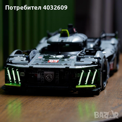 LEGO Technic PEUGEOT 9X8 24H Le Mans Hybrid Hypercar 1775 части, снимка 9 - Конструктори - 44796312