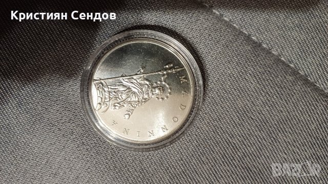 сребърна монета 1386 Италия , снимка 2 - Нумизматика и бонистика - 44500283