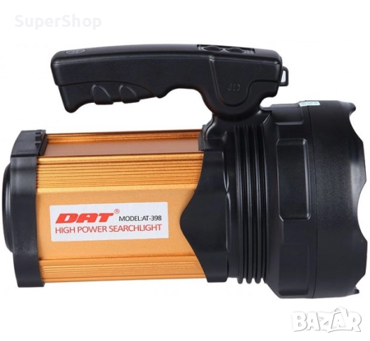 МОЩЕН Акумулаторен LED фенер прожектор  DAT A398 далекобоен 800м, снимка 6 - Други инструменти - 52158352