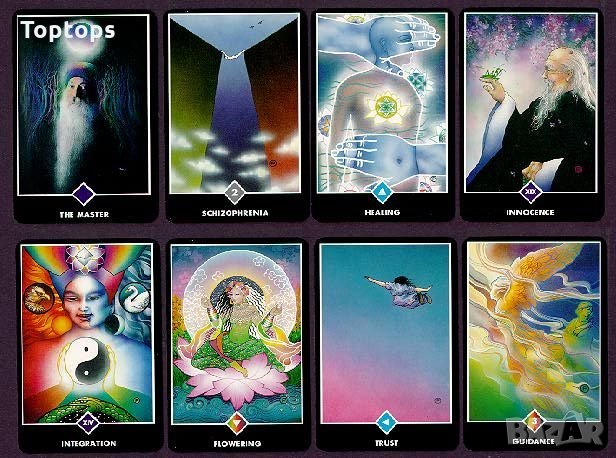 Уникални таро карти: Osho Zen Tarot & Thoth Tarot & Golden Dawn Tarot, снимка 5 - Карти за игра - 34166777