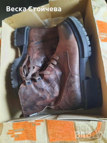Дамски боти от естествена кожа, снимка 2 - Дамски боти - 52380790