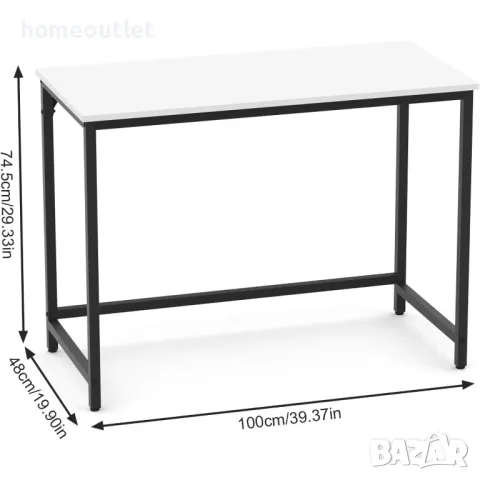 ПРОМОЦИЯ Компютърно бюро в бяло с водоустойчив плот WEE HOME 39208 (SIMPSE-WHITE), снимка 6 - Бюра - 48865967