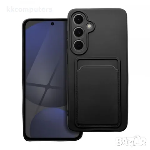 Калъф CARD за SAMSUNG S24 Ultra / Черен / Баркод : 3131705