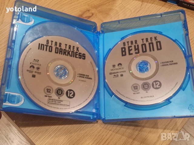 Star Trek Trilogy, Blu-Ray, снимка 3 - Blu-Ray филми - 51268231