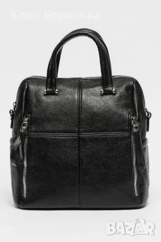 Дамска раница от еко материал с отделящи се презрамки, снимка 13 - Чанти - 49275428