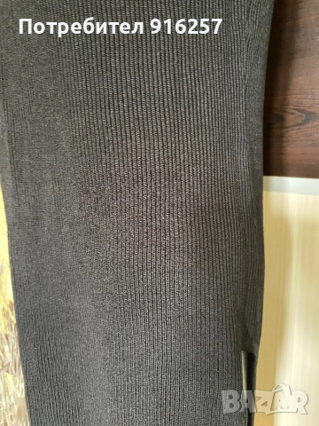 Черна рокля рипс , снимка 5 - Рокли - 51701125