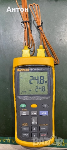 FLUKE 54 II контактен цифров термометър с 2 сонди - НОВ