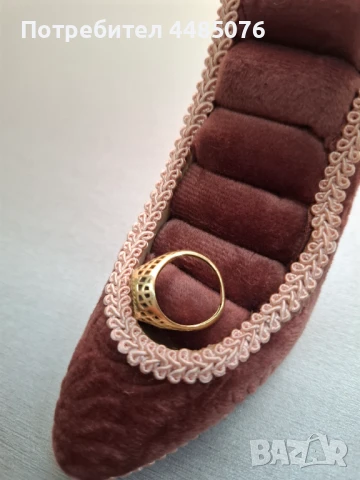 ЗЛАТЕН ПРЪСТЕН МАЛЪК РАЗМЕР ЗА Дете 14к ., снимка 3 - Пръстени - 50806774