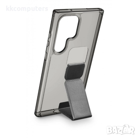 Cellularline Stand калъф за Samsung Galaxy S23 Ultra, Черен, снимка 3 - Калъфи, кейсове - 52964301