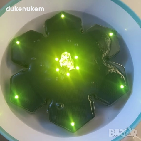 SZMP Соларен фонтан с 12 LED светлини, със забележка, снимка 10 - Градински мебели, декорация  - 52410039