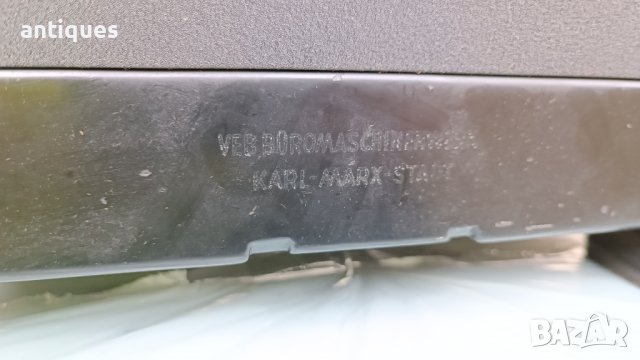 Стара пишеща машина Continental - Made in Germany - 1954 година - Антика, снимка 8 - Антикварни и старинни предмети - 39491413