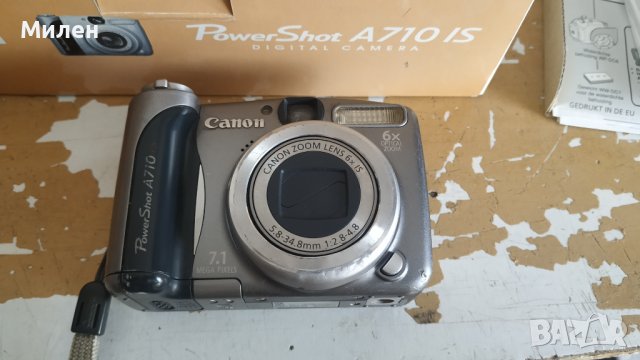 Фотоапарат Canon A710IS, снимка 1 - Фотоапарати - 40348837