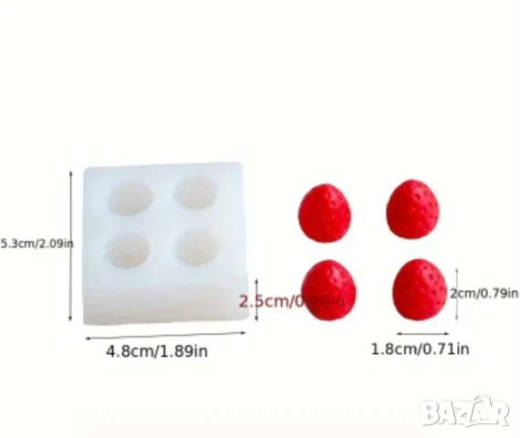 Молд ягоди , снимка 2 - Форми - 50554208