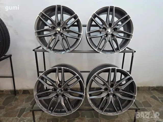 4бр 17ски джанти за SKODA, SEAT, VW 5х100мм A170968 , снимка 6 - Гуми и джанти - 56137057