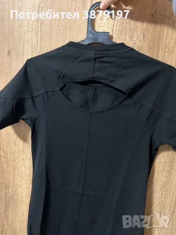 Къса черна рокля Reebok , снимка 2 - Рокли - 49406157