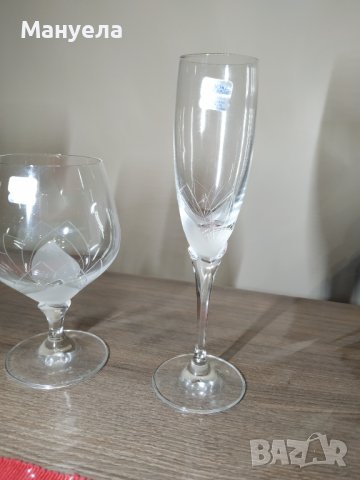 Кристални нови чаши , снимка 4 - Чаши - 39877805