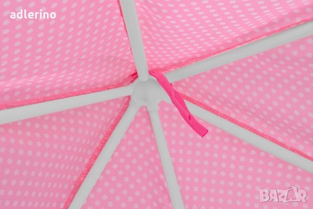  Игра Царска шатра за принцеси, замък за принцеси, дворцови завеси, украса, розова, 89 см Ново, снимка 2 - Играчки за стая - 34313532