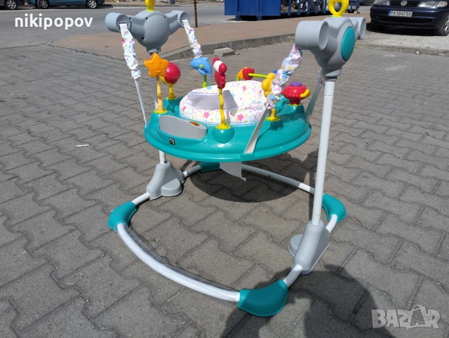 MONI Детско бънджи VISTA син, снимка 6 - Проходилки - 53565162