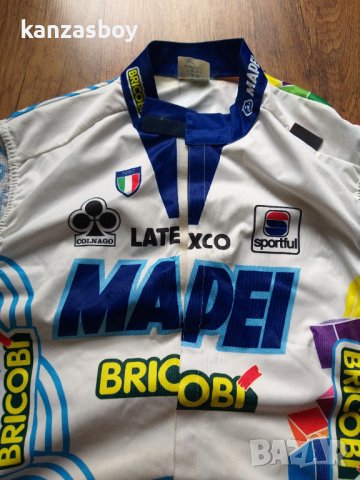 sportful gore wind stopper MAPEI QUICK-STEP 1999 CYCLING RETRO - вело елек 3ХЛ, снимка 8 - Други - 40867251