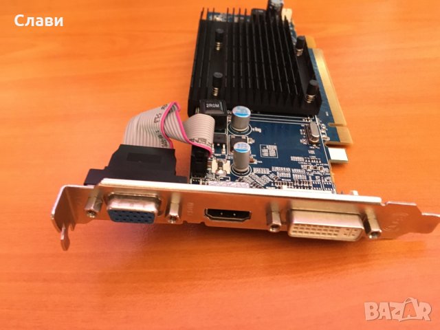 Видеокарта AMD Radeon Sapphire HD4350 512MB DDR2 DVI HDMI VGA PCI-Express, снимка 6 - Видеокарти - 39094646