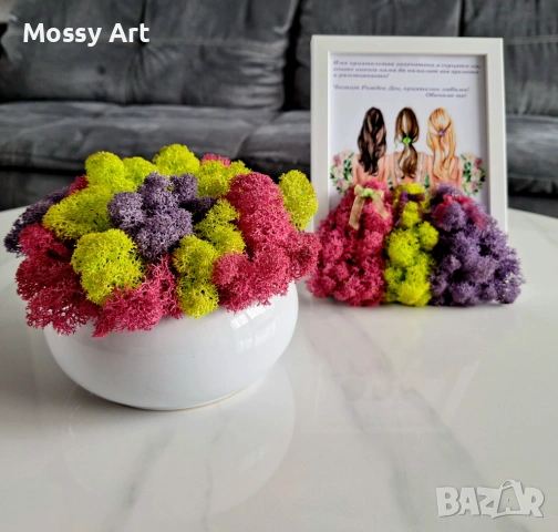 Декорации със скандинавски мъх, снимка 7 - Декорация за дома - 53198852