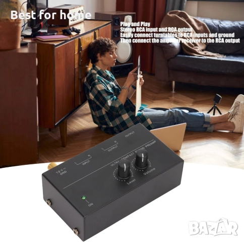 Фонографски предусилвател за грамофон, PP500, снимка 3 - Грамофони - 52264093