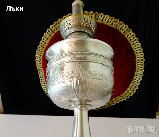 Газена лампа Кosmos Вrenner с картина Лорелай,калаена. , снимка 8 - Антикварни и старинни предмети - 40951161