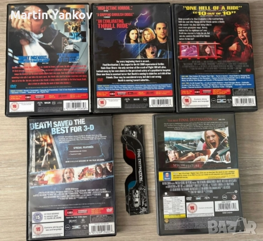 Final Destination DVD collection 1-6 последен изход, снимка 2 - DVD филми - 52386428