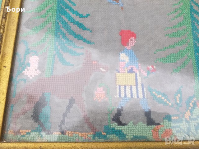 Стар гоблен  / 2, снимка 2 - Гоблени - 34788008