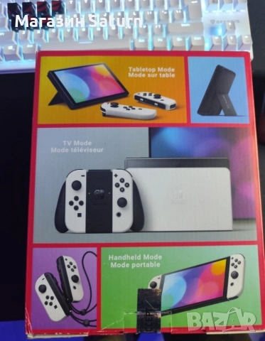 Nintendo switch oled с две игри и една година гаранция, снимка 3 - Nintendo конзоли - 53348478