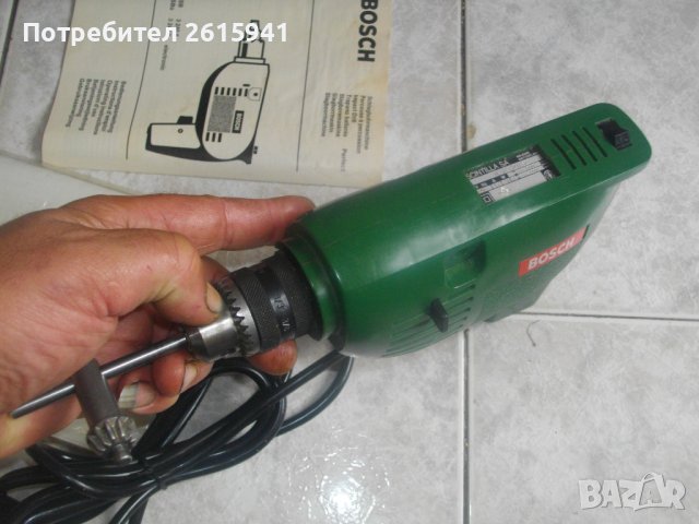 Нова Оригинална Швейцарска Бормашина-Дрелка-Bosch P120SB-280 Вата/2 скорости/Ниски Обороти-ОТЛИЧНА, снимка 11 - Бормашини - 41160977