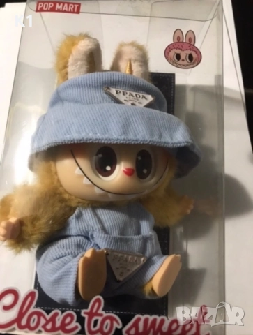 Лабубу с луксозни дрехи Prada, Labubu 15см