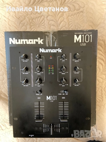 Смесител Numark M101 - DJ миксер, снимка 2 - Ресийвъри, усилватели, смесителни пултове - 51933771