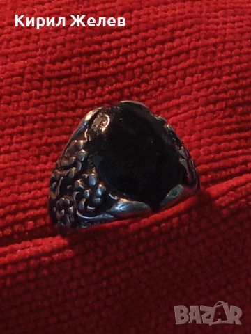 СТАРИНЕН ФЛОРАЛЕН БЕЛ ЕПОК СРЕБЪРЕН ПРЪСТЕН ЛАКИРАНО СРЕБРО ВИСОКА ПРОБА РЪЧНА ИЗРАБОТКА 49110, снимка 16 - Антикварни и старинни предмети - 49247739