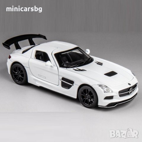 Метални колички: Mercedes-Benz SLS AMG (Мерцедес-Бенз), снимка 2 - Колекции - 41585785