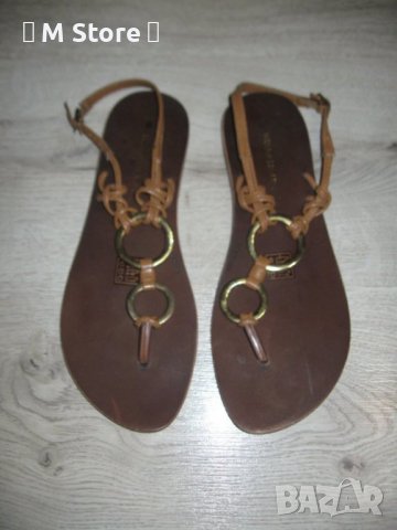 Warehouse кожени дамски сандали 38 номер, снимка 1