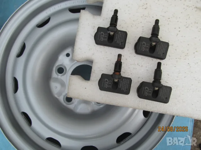   Метални джанти  с датчици за налягане в гумите  16 цола  5 x 127 mm. за - Fiat Freemont, снимка 10 - Гуми и джанти - 55791893