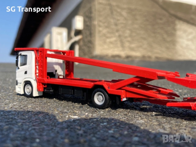 Herpa 1:87 Scania P ROLFO Автовоз, снимка 9 - Колекции - 53275901