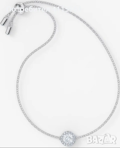 Swarovski Гривна 'Una' в Сребърно - НОВО