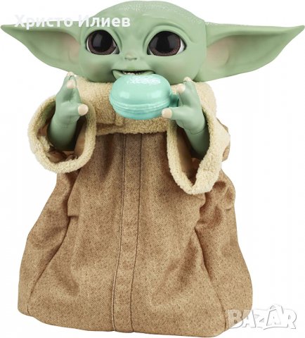 Star Wars Интерактивна играчка Мандалориан Бебе Йода Galactic Grogu, снимка 9 - Музикални играчки - 39362406